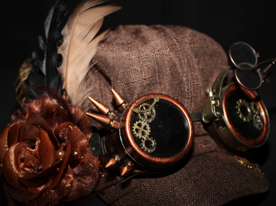 photo d'une casquette type steampunk